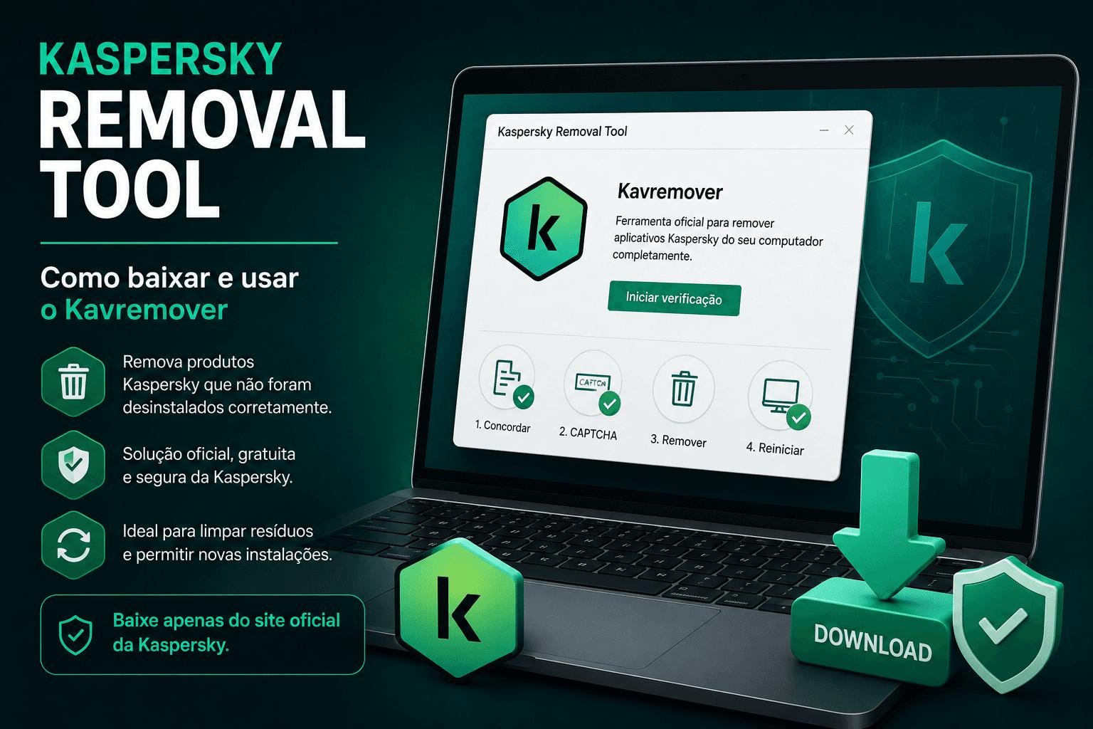 Kaspersky Removal Tool: como baixar e usar o Kavremover